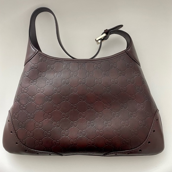 Gucci Guccissima brown leather small hobo - Picture 7 of 14